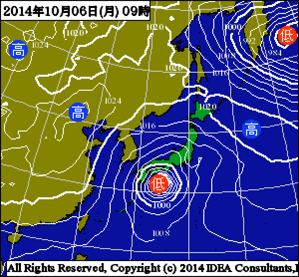 台風直撃コース、来週も台風か？サムネイル